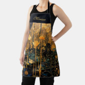 Elegant Vintage Floral Apron Schort (Insitu)