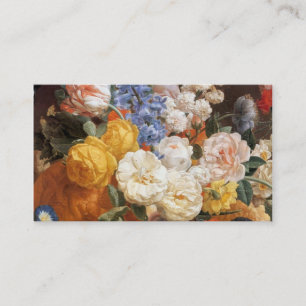 Elegant Vintage Floral Roos Pattern Sjabloon Visitekaartje