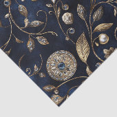 Elegant Vintage Floral Tissue Paper Tissuepapier (Detail)