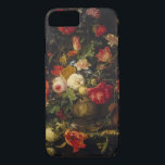 Elegant Vintage Floral Vase iPhone 8/7 Hoesje<br><div class="desc">Dit hoesje is voorzien van een  bloemschilderij van Abraham Mignon</div>