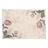 Elegant Vintage Flowers Kussensloop (Achterkant-Rechts)