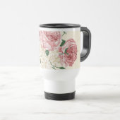 Elegant Vintage Flowers Reisbeker (Voorkant rechts)