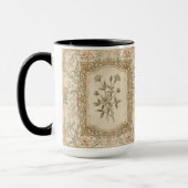 Elegant Vintage French Engraved Floral  Pattern Mok (Links)