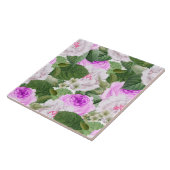 Elegant Vintage Garden Rozen Tegeltje (Zijkant)