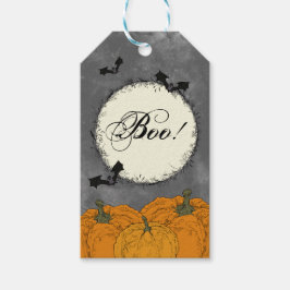 Elegant Vintage Halloween Cadeaulabel