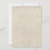 Elegant Vintage Halloween Wedding Kaart (Achterkant)