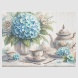 Elegant Vintage Hoge Thee Feestje Tissuepapier