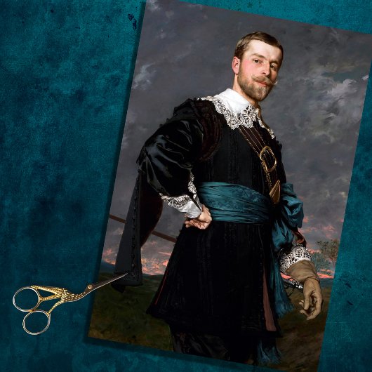 Elegant Vintage Man Tissue Paper Tissuepapier