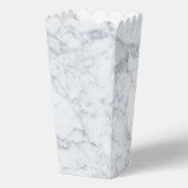 Elegant Vintage Marble Wedding Bedankdoosjes (Achterkant)