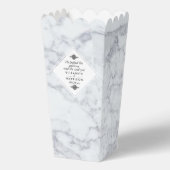 Elegant Vintage Marble Wedding Bedankdoosjes (Voorkant)