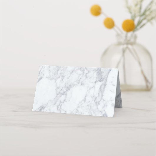 Elegant Vintage Marble Wedding Plaatskaartje (Achterkant)