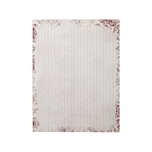 Elegant Vintage Notitieblok (Linkerzijde)