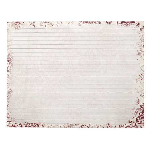 Elegant Vintage Notitieblok (Voorkant)