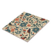 Elegant Vintage Nouveau Floral Birds Tegeltje (Zijkant)