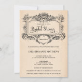 Elegant Vintage Ornament Vrijgezellenfeest Kaart (Voorkant)