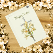 Elegant vintage Paaskruiken Feestdagenkaart