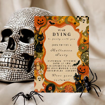 Elegant Vintage Retro Halloween-feest