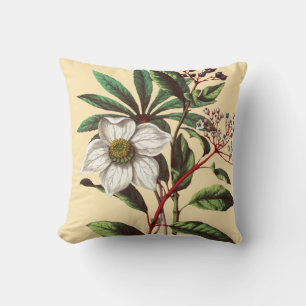 Elegant Vintage Roos Flower Beige Kussen