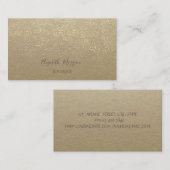 Elegant Vintage, Rustic Kraft, Confetti Visitekaartje (Voorkant / Achterkant)