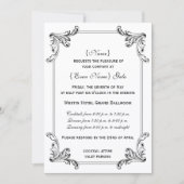 Elegant Vintage Sieraad Formeel Kaart (Voorkant)