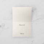 Elegant Vintage Swan Hartelijk dank Bedankkaart (Binnen)