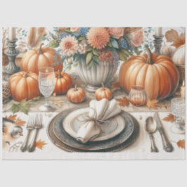 Elegant Vintage Thanksgiving Vloeipapier Tissuepapier
