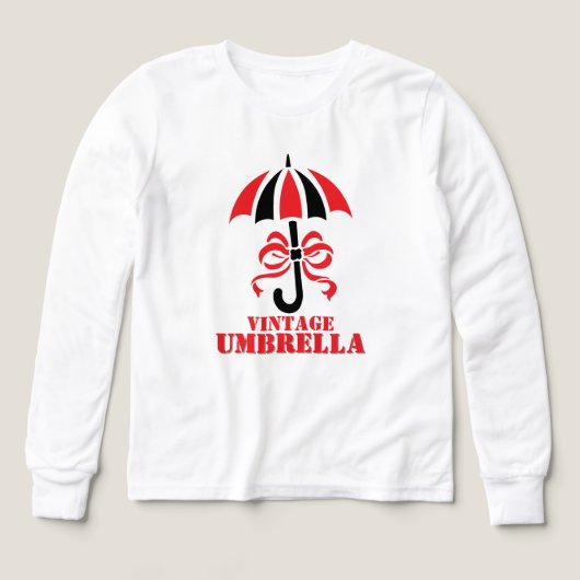 Elegant Vintage Umbrella with Ribbon Bow Design (Voorkant)