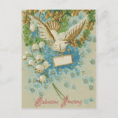 Elegant vintage Valentijn Feestdagenkaart (Voorkant)