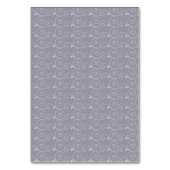 Elegant Vintage Weddenschap Tabelnummer Kaart (Achterkant)