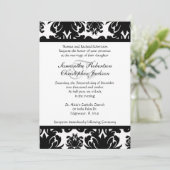 Elegant Vintage Wedding Invite Kaart (Staand voorkant)