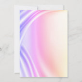 Elegant Violet Glitter High Heels 50th Birthday Kaart (Achterkant)