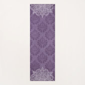 Elegant Violet Oriental Mandala Yoga Mat (Voorkant)