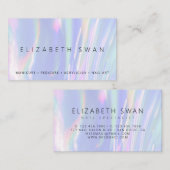 Elegant Violet Pastel Visitekaartje (Voorkant / Achterkant)