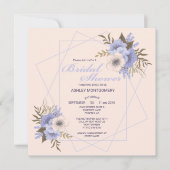 Elegant Violet Vijf bloemblaadjes Rozen Vrijgezell Kaart (Voorkant)