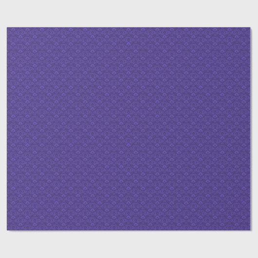 Elegant Violet Vintage Damask Pattern Cadeaupapier (Vlak)