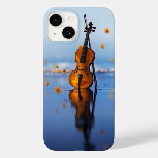 Elegant Violin Art Phone Case (Achterkant)