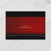 Elegant Violin Lessons Visitekaartje (Achterkant)