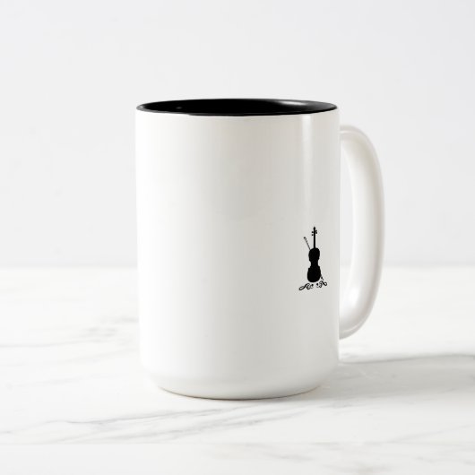 Elegant Violin Mok (Voorkant rechts)