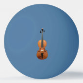 Elegant Violin Ping Pong Ball (Voorkant)