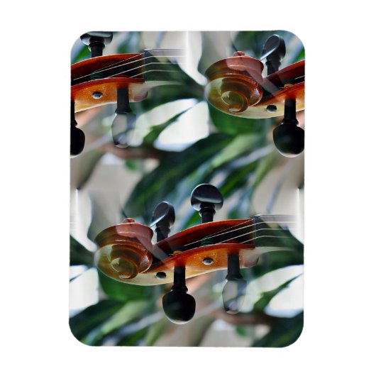 Elegant Violin Scroll Magneet (Verticaal)