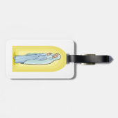 Elegant Virgin Mary Catholic Religious Bagagelabel (Achterkant horizontaal)