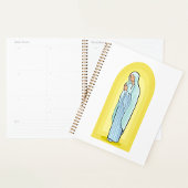 Elegant Virgin Mary Catholic Religious Planner