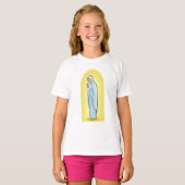 Elegant Virgin Mary Catholic Religious T-shirt (Voorkant volledig)