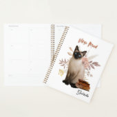 Elegant Virgo Zodiac Cat Planner Notebook (Display)