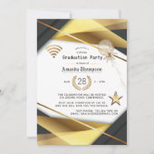 Elegant Virtueel Afstudeerfeest Certificaat Kaart (Voorkant)
