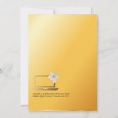 Elegant Virtueel Afstudeerfeest Certificaat Kaart (Achterkant)