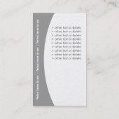 Elegant Visitekaartje (Achterkant)