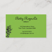 Elegant Visitekaartje (Achterkant)