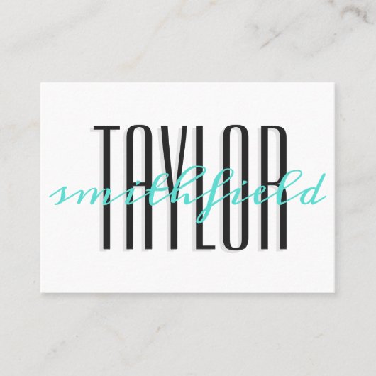 elegant visitekaartje (Voorkant)