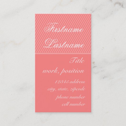 Elegant Visitekaartje (Voorkant)